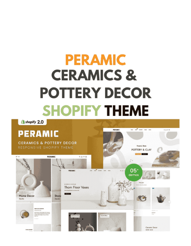 Peramic - Ceramics & Pottery Decor Shop Theme