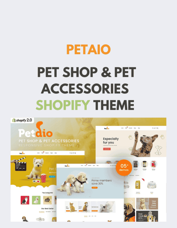 Petaio - Pet Shop & Pet Accessories Shopify Theme