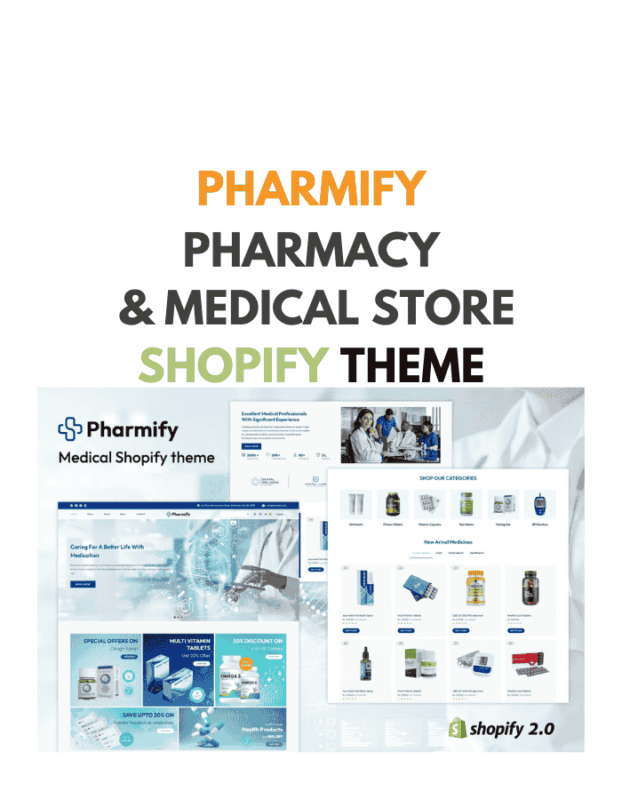 Pharmify - Pharmacy & Medical Store Shopify Theme