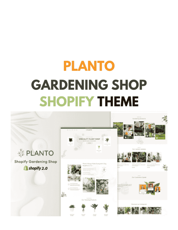 Planto - Shopify Gardening Shop