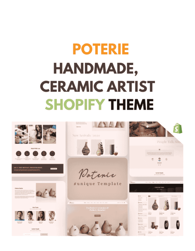 Poterie - Handmade, Ceramic Artist Shopify Theme