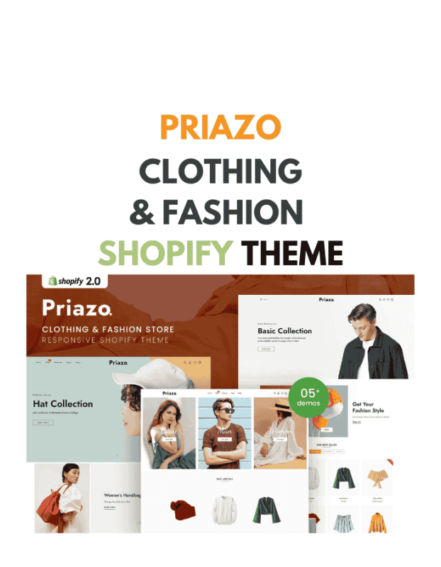 Priazo - Clothing & Fashion Shopify Theme
