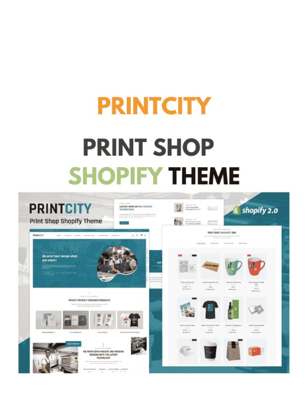 Printcity - Print Shop Shopify Theme