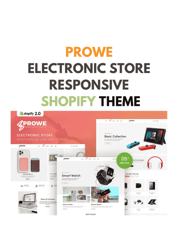 Prowe - Electronic Store Responsive Shopify Theme