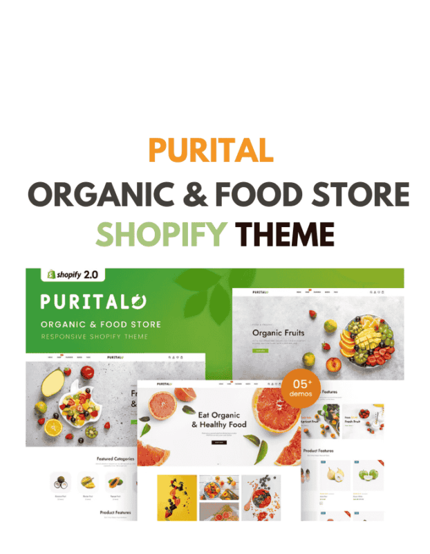 Purital - Organic & Food Store Shopify Theme