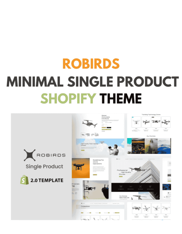 Robirds - Minimal Single Product Shopify Theme