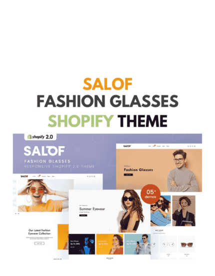 Salof - Fashion Glasses Shopify Theme