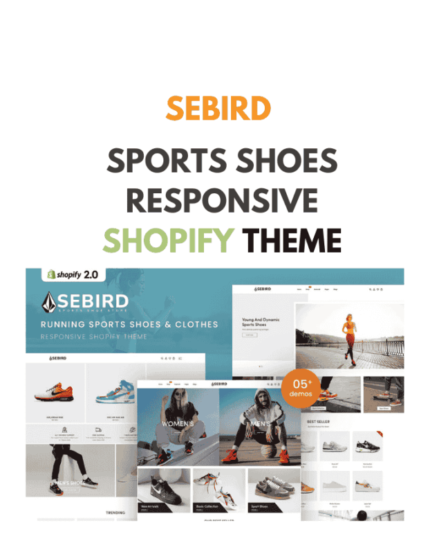 Sebird - Sports Shoes Responsive Shopify Theme