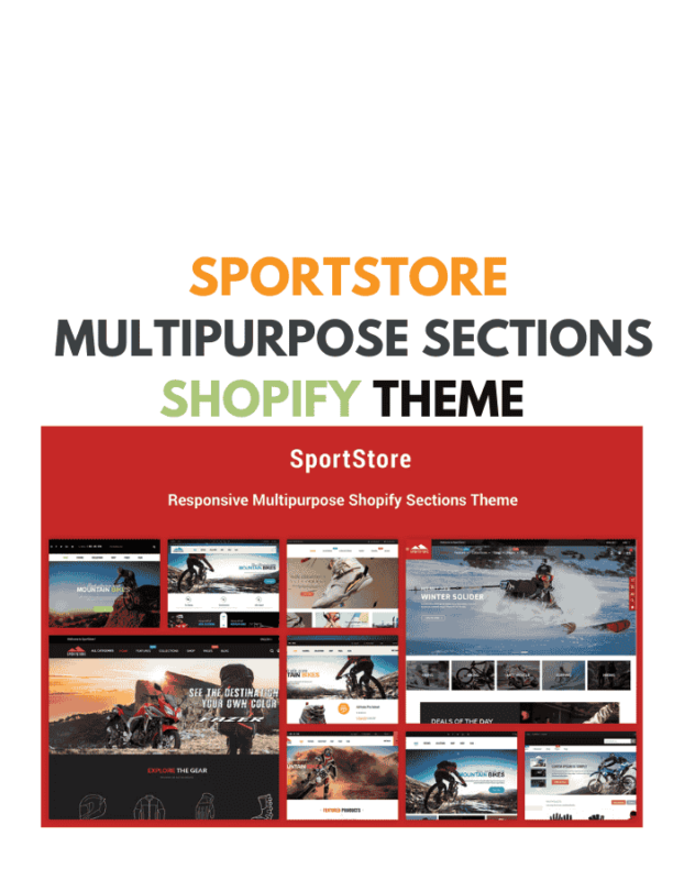 SportStore - Multipurpose Sections Shopify Theme