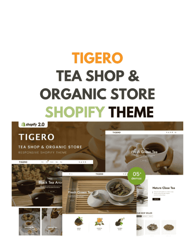 Tigero - Tea Shop & Organic Store Shopify Theme