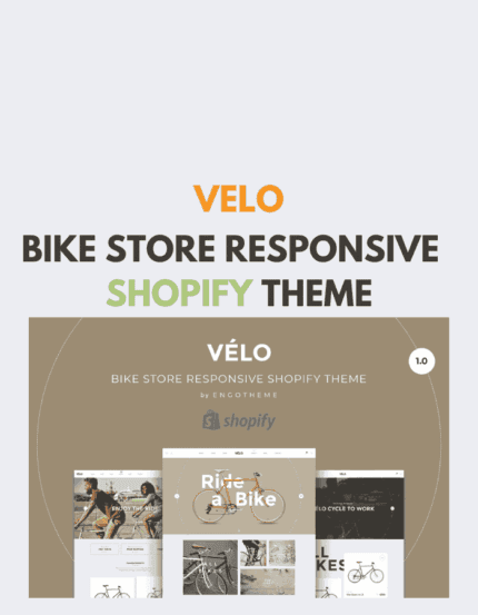 Velo Bike Store Responsive Shopify Theme