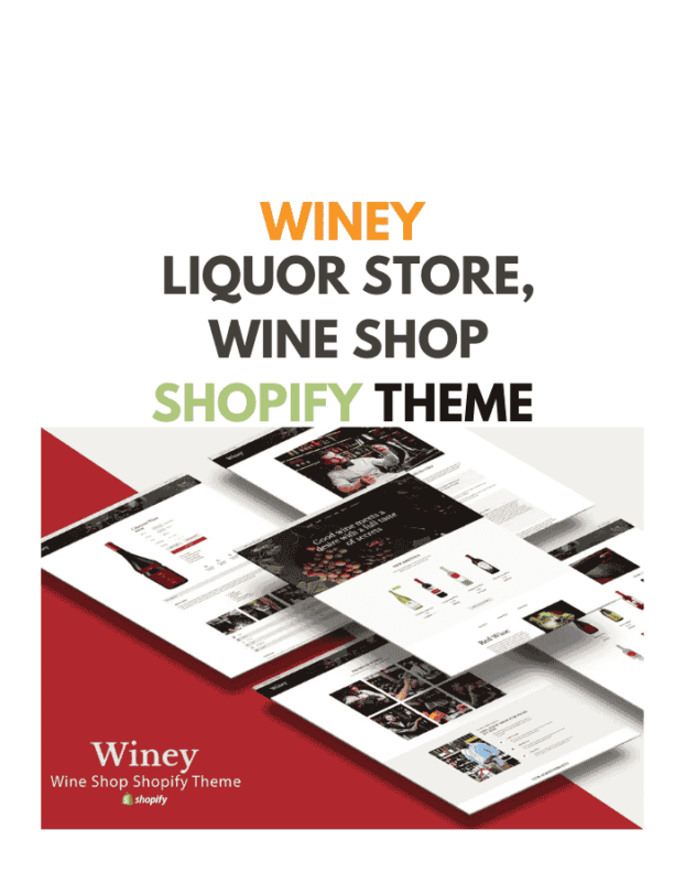 Winey - Liquor Store, Wine Shop Shopify Theme