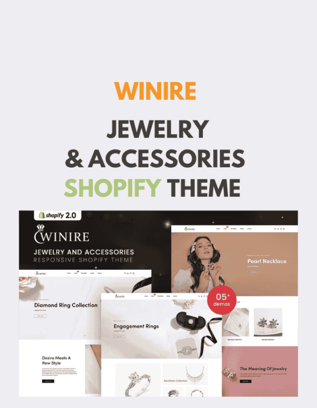 Winire - Jewelry & Accessories Shopify Theme