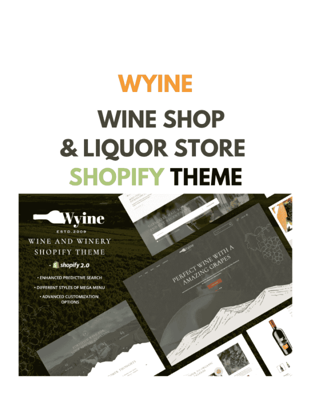 Wyine - Wine Shop & Liquor Store Shopify
