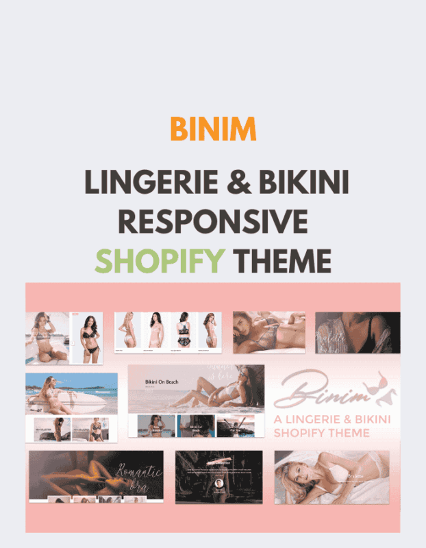 Binim - Lingerie & Bikini Responsive Shopify