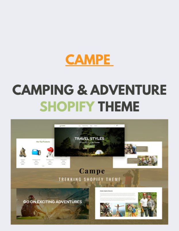 Campe - Camping & Adventure Shopify Theme