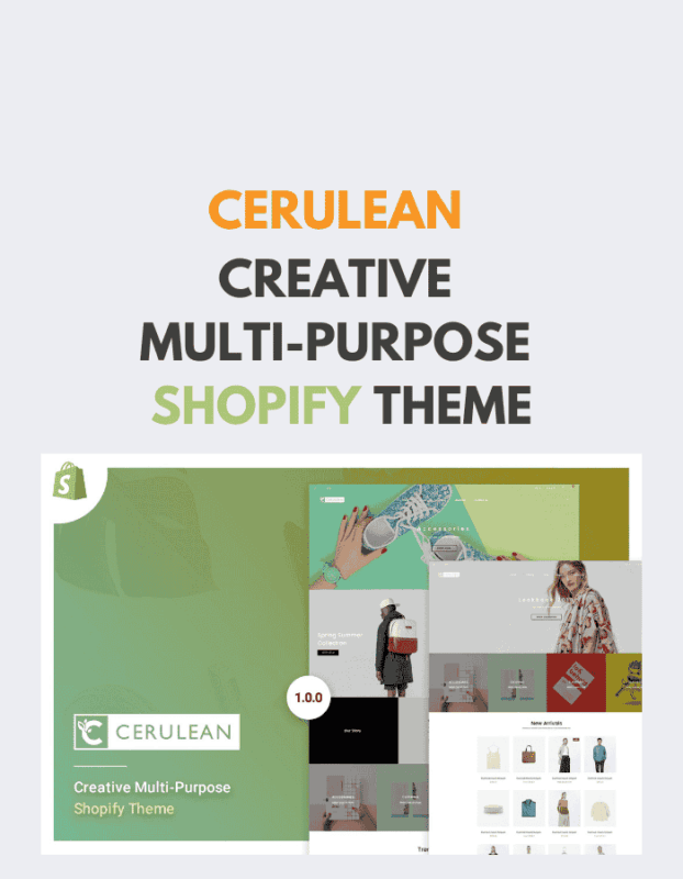Cerulean - Creative Multi-Purpose Shopify Theme