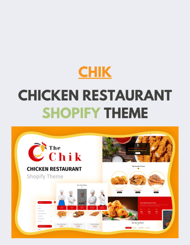Chik Chicken Restaurant Shopify Store