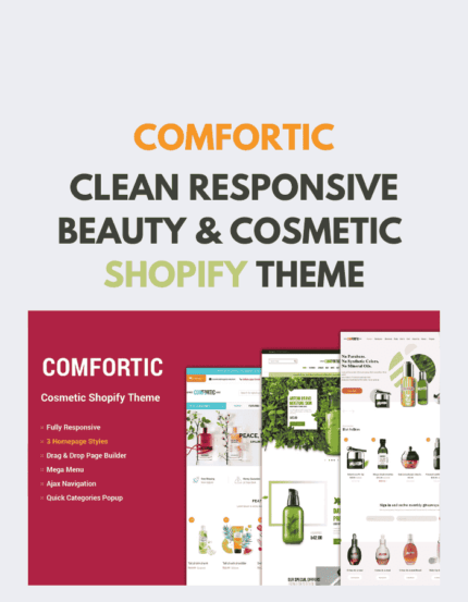 Comfortic - Clean Responsive Beauty & Cosmetic Sho