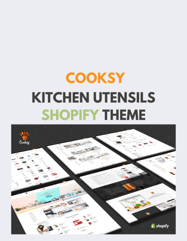 Cooksy - Kitchen Utensils Shopify Theme