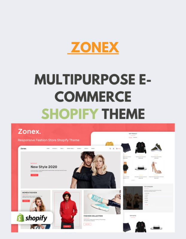 Zonex Multipurpose E-commerce Shopify Template
