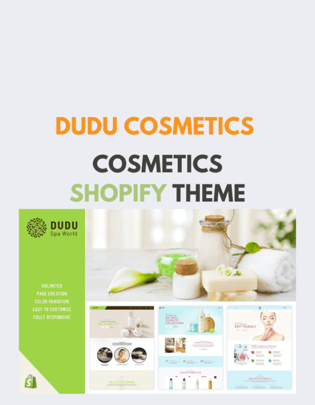 DUDU Cosmetics - Shopify Cosmetics Theme