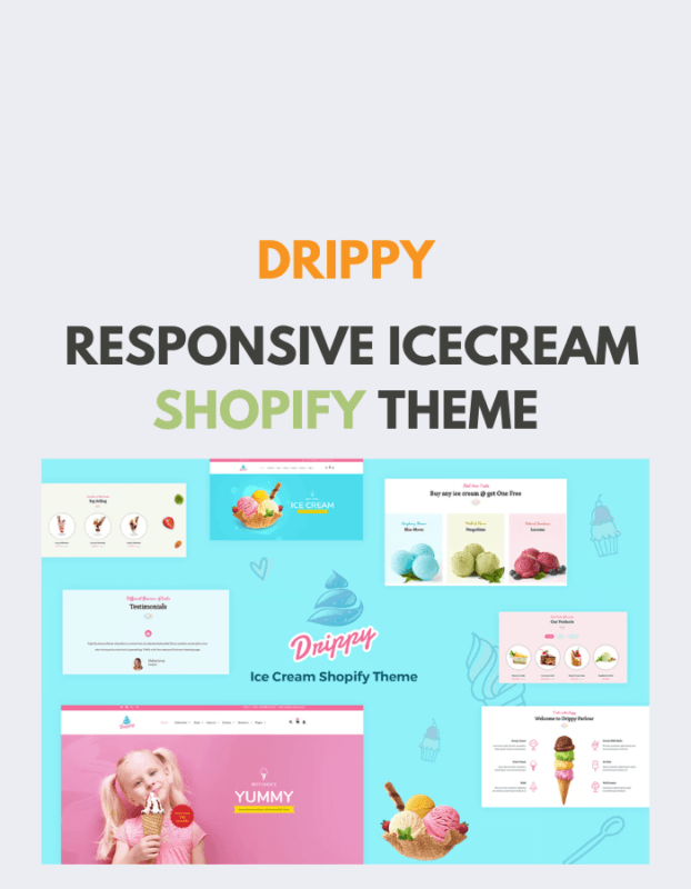 Drippy - Responsive IceCream Shopify Theme