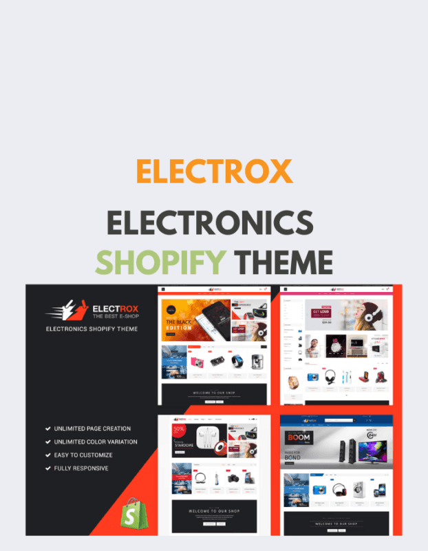 Electrox - Electronics Shopify Theme
