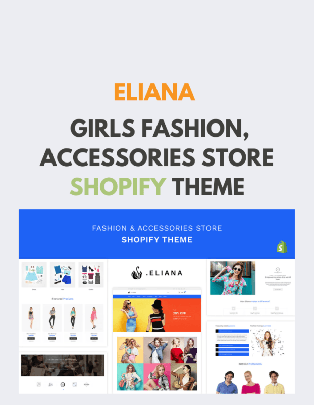 Eliana - Girls Fashion, Accessories Store Shopify