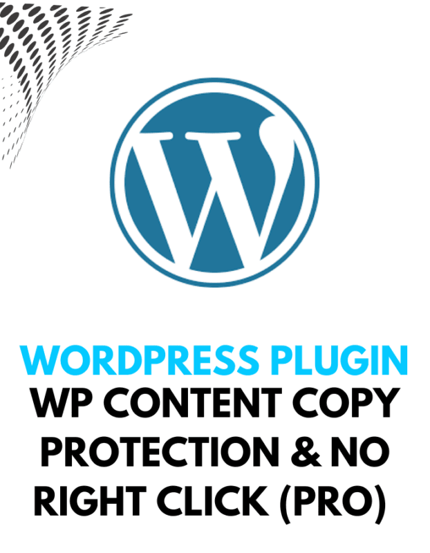 WP Content Copy Protection & No Right Click (PRO) - Wordpress Plugins