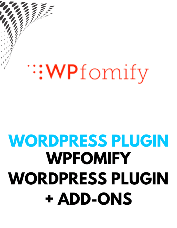 WPfomify WordPress Plugin + Add-ons - Wordpress Plugins