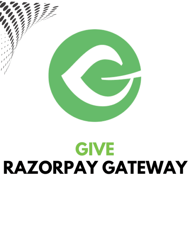 Give Razorpay Gateway