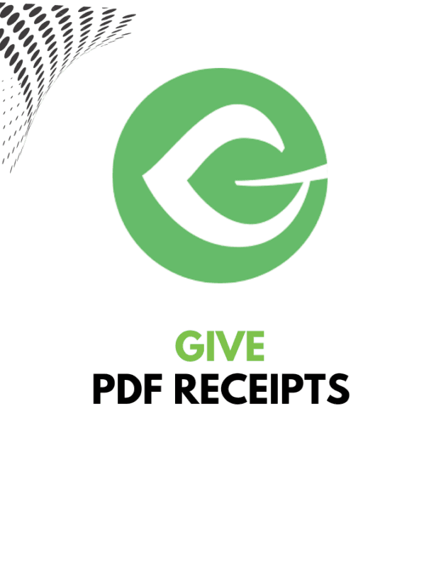 Give PDF Receipts