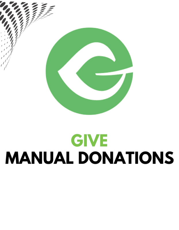 Give Manual Donations