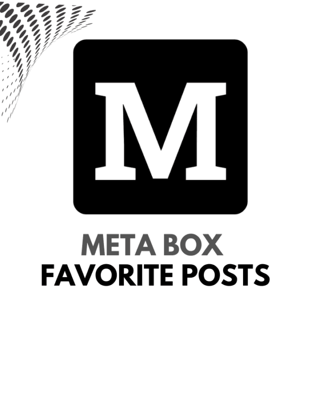 Meta Box Favorite Posts