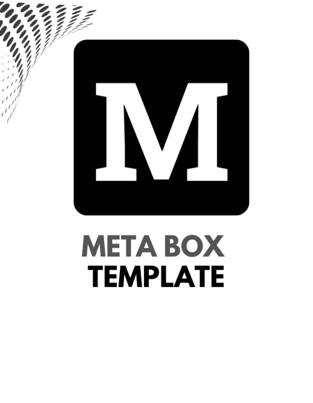 Meta Box Template