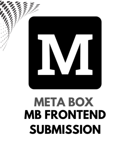Meta Box - MB Frontend Submission