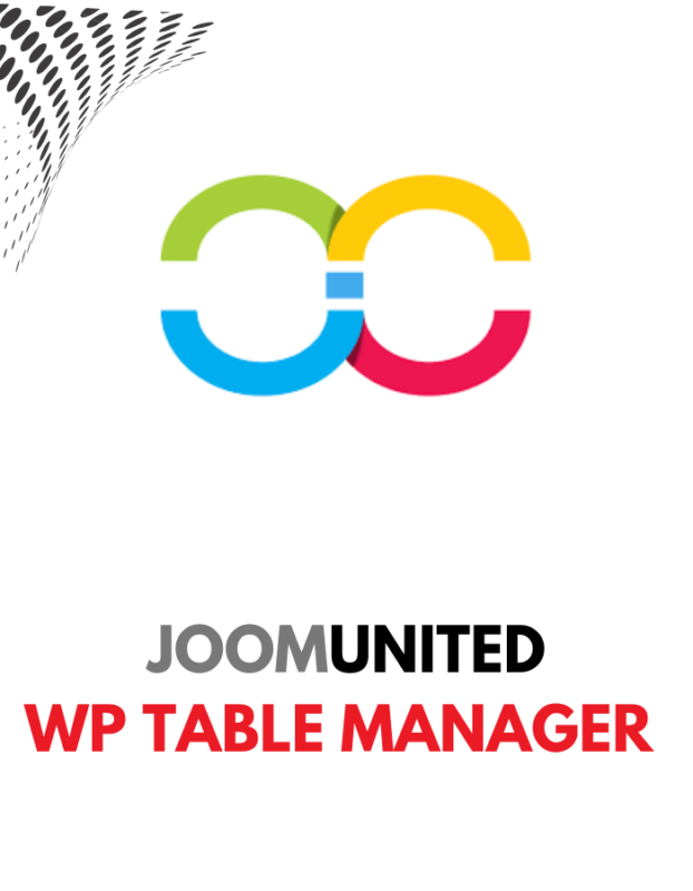 JoomUnited - WP Table Manager