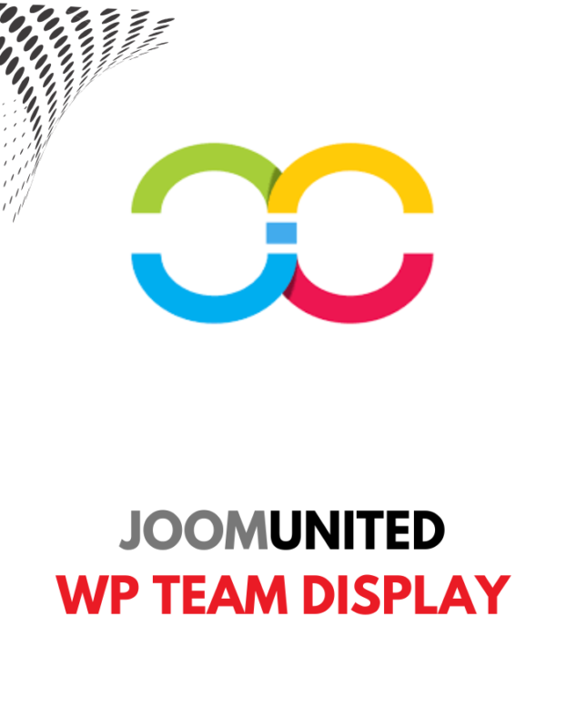 JoomUnited - WP Team Display