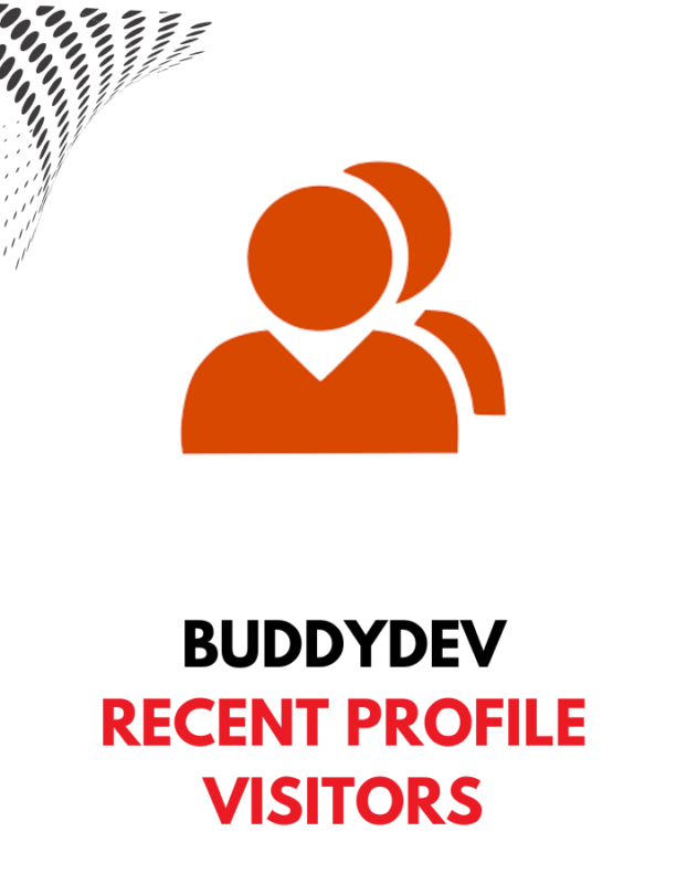 Recent Profile Visitors - BuddyDev