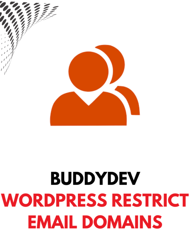 WordPress Restrict Email Domains - BuddyDev