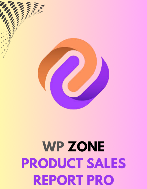 WP Zone - Product Sales Report Pro