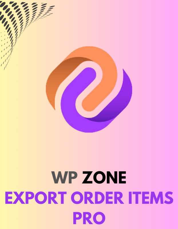 WP Zone - Export Order Items Pro