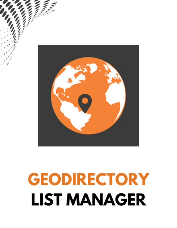 GeoDirectory List Manager