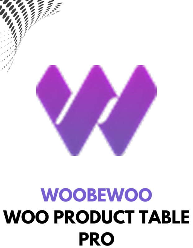 WooBeWoo - Woo Product Table PRO