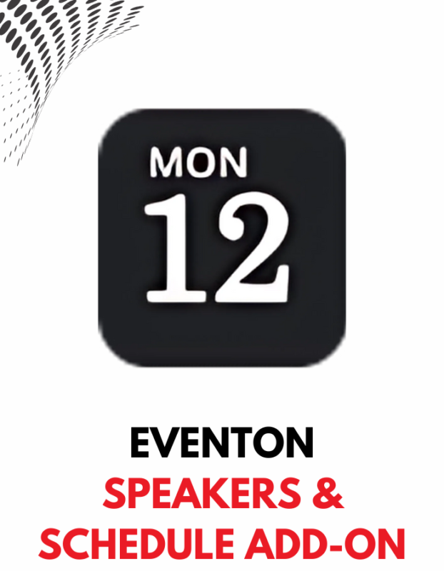 EventOn Speakers & Schedule Add-on
