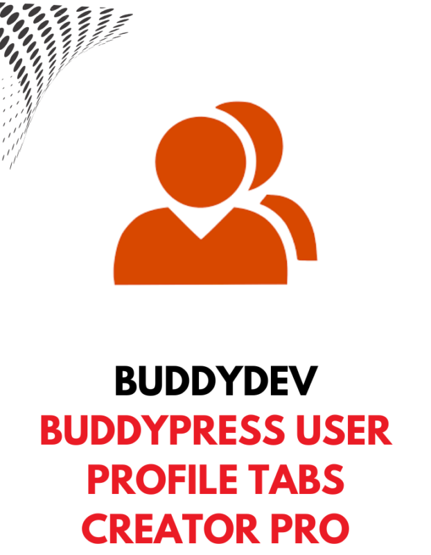 BuddyPress User Profile Tabs Creator Pro - BuddyDev