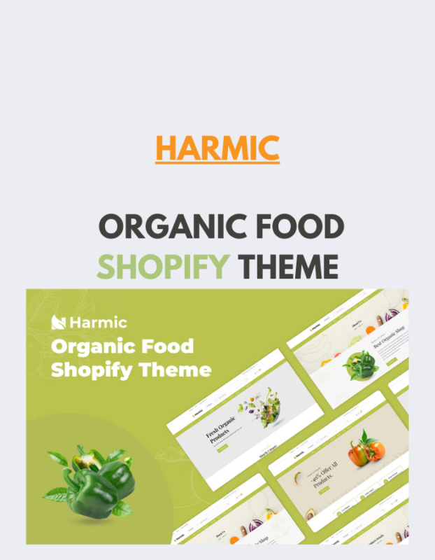 Harmic – Organic Food Shopify Theme