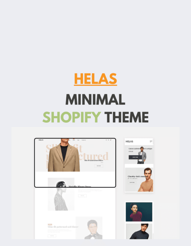 Helas - Minimal Shopify Theme