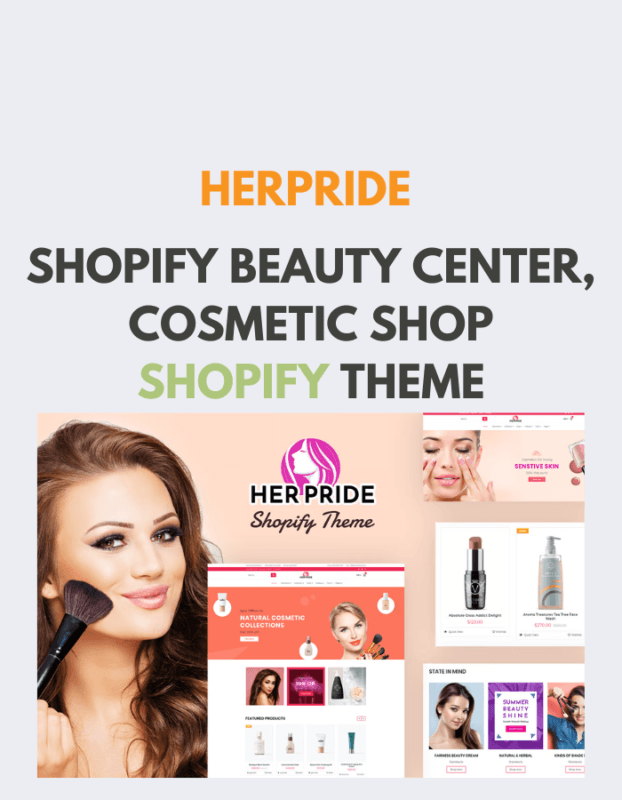 HerPride - Shopify Beauty Center, Cosmetic Shop